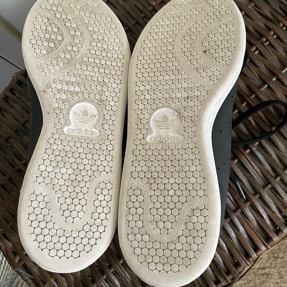 Adidas Stan Smith Black and Primary Color Logo Women’s Sneakers ( size 9) - Picture 5 of 13